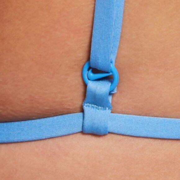 Nike Women's Colorblock Triangle Bikini Top-Size Large - Picture 2 of 7